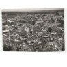 VILLERS-COTTERETS: la poste, rue du général mangin et vue panoramique vers la gare vue aérienne 10x15 - très bon état