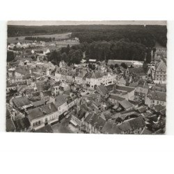VILLERS-COTTERETS: place du docteur mouflier centre ville vue aérienne 10x15 - très bon état