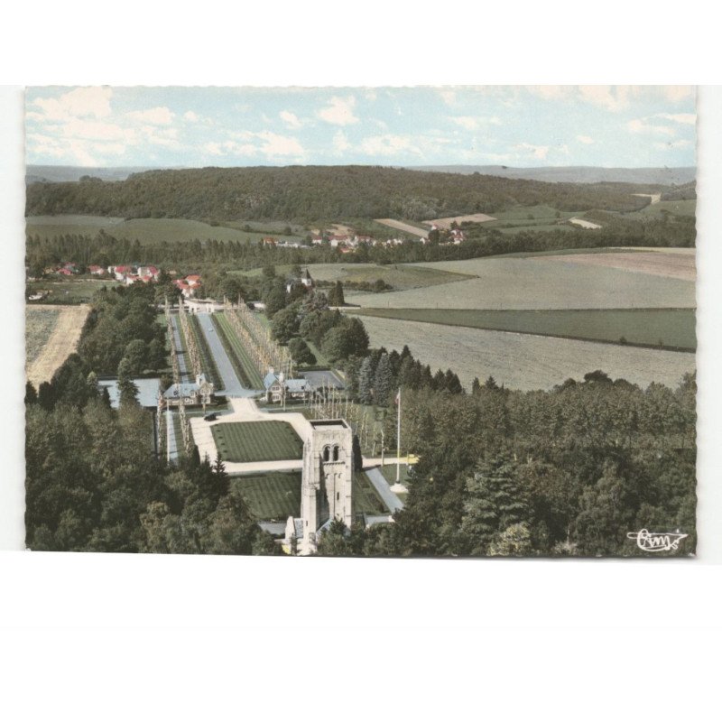 BELLAU: mémorial et cimetière américain vue aérienne 10x15 - très bon état