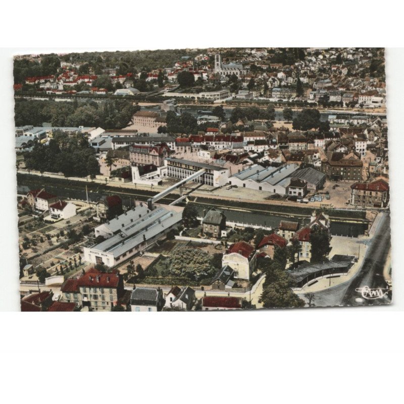CHATEAU-THIERRY: vue générale vue aérienne 10x15 - très bon état