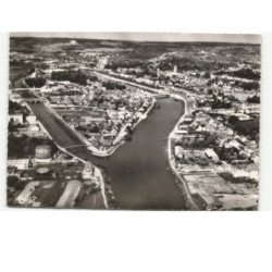 CHATEAU-THIERRY: l'île vue aérienne 10x15 - très bon état