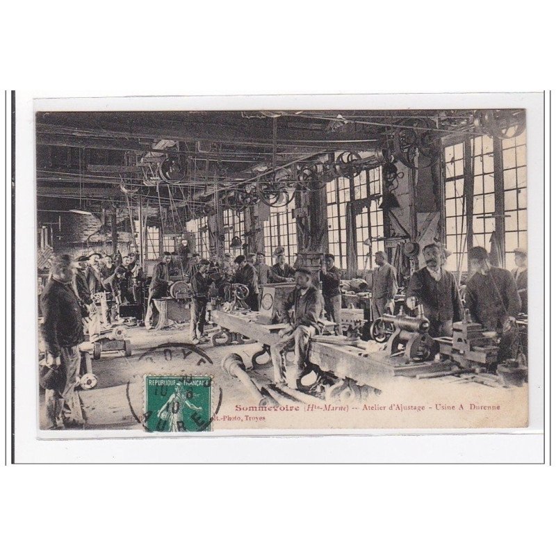 SOMMEVOIRE : atelier d'ajustage, usine A. Durenne - tres bon etat