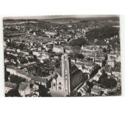 CHATEAU-THIERRY: l'église saint-crépin vue aérienne 10x15 - très bon état