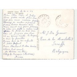 CHAUNY: vue générale vue aérienne 10x15 - très bon état