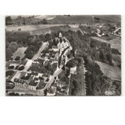 COUCY-le-CHATEAU: l'église vue aérienne 10x15 - très bon état