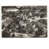 COUCY-le-CHATEAU: porte de laon et hôtel bellevue vue aérienne 10x15 - très bon état