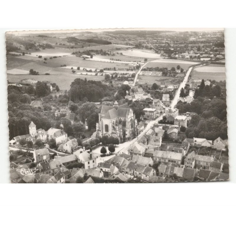 ESSOMES-sur-MARNE: vue générale vue aérienne 10x15 - très bon état