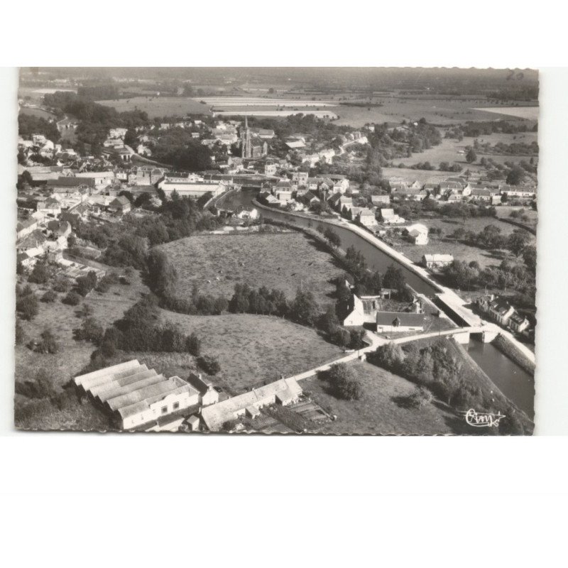 ETREUX: vue générale vue aérienne 10x15 - très bon état