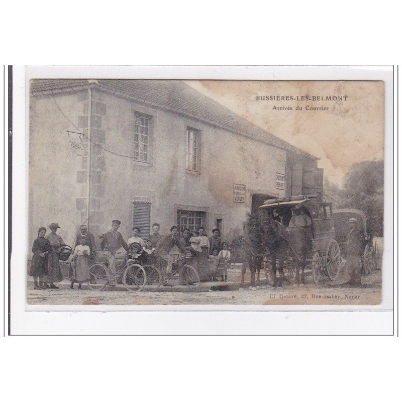 BUSSIERES-les-BELMONT : arrivée du courrier - etat