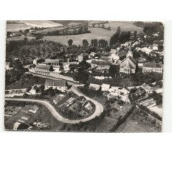 AISNE: école et église vue aérienne 10x15 - état