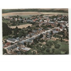 FLAVY-le-MARTEL: rue andré-brulé vue aérienne 10x15 - très bon état