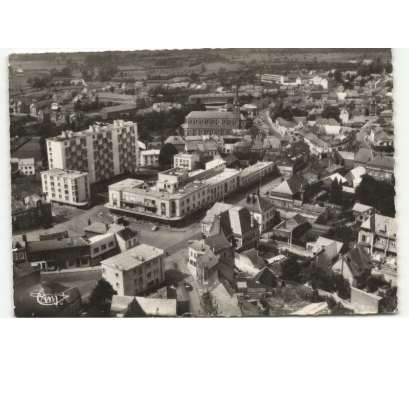 HIRSON: le centre vue aérienne 10x15 - très bon état