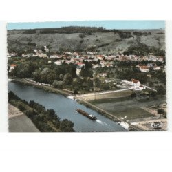 JAULGONNE: vue générale vue aérienne 10x15 - très bon état