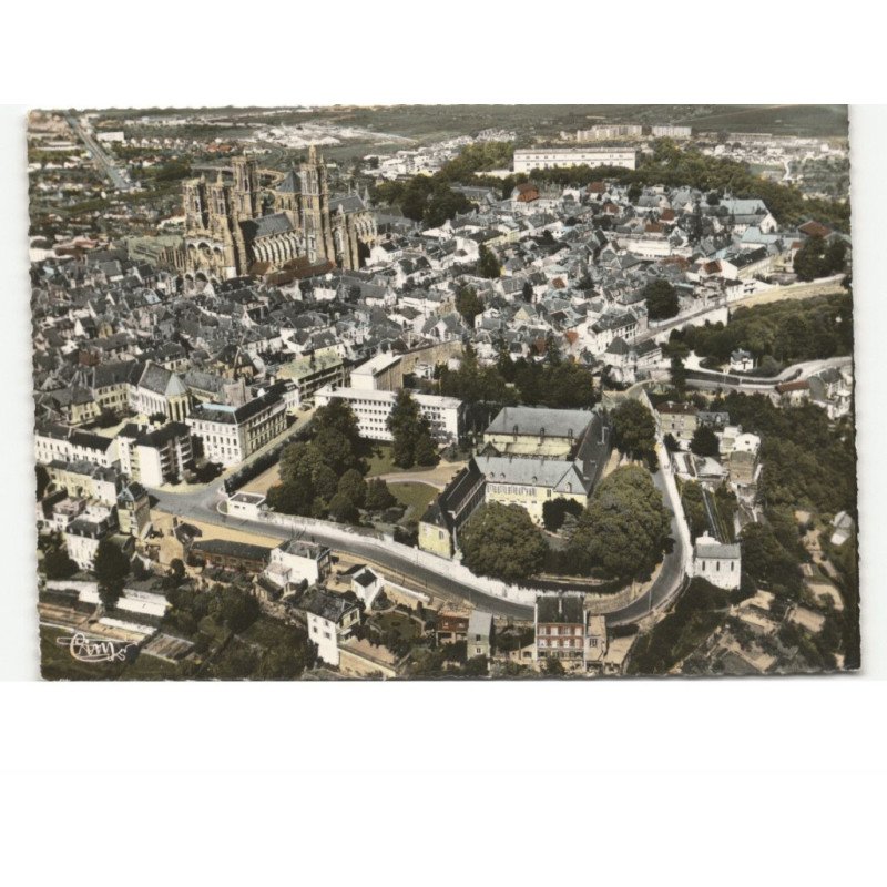 LAON: vue générale vue aérienne 10x15 - très bon état