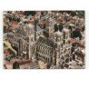 LAON: la cathédrale vue aérienne 10x15 - très bon état