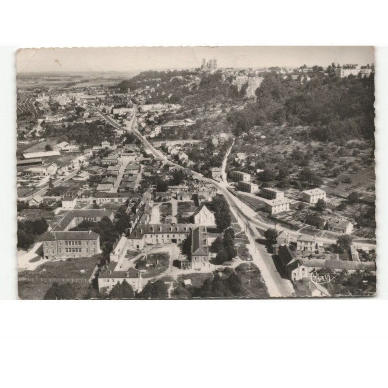 LAON: le quartier saint-marcel vue aérienne 10x15 - état