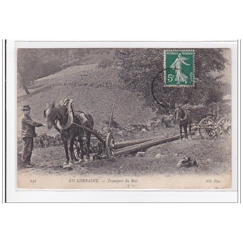 LORRAINE : transport du bois - etat