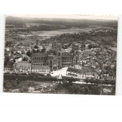 LAON: la cathédrale, côté nord vue aérienne 10x15 - très bon état