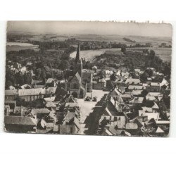 MARLE: l'église et le monument vue aérienne 10x15 - état