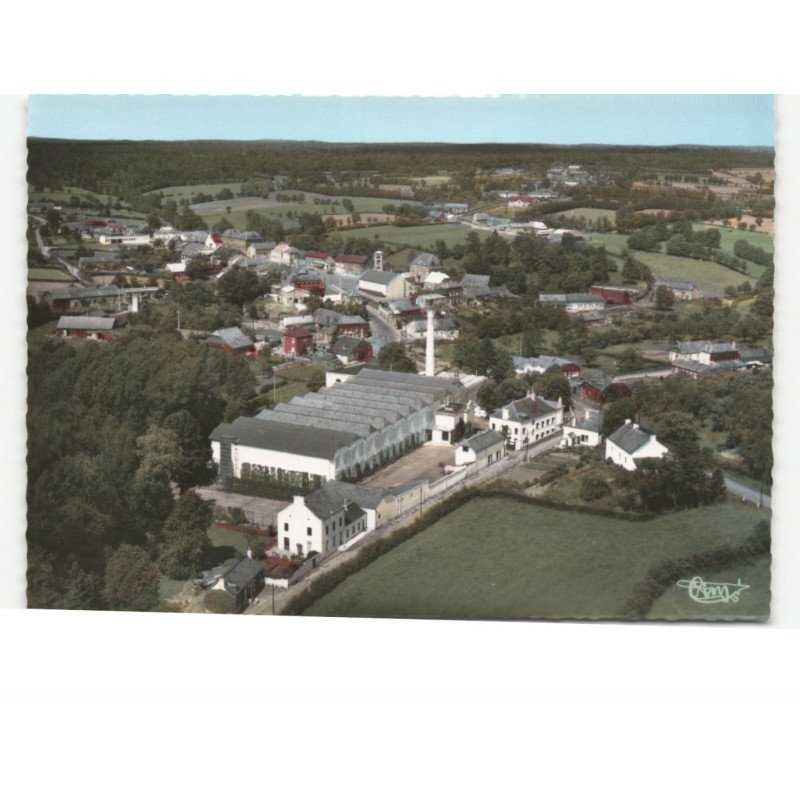 MONDREPUIS: la filature et vue générale vue aérienne 10x15 - très bon état