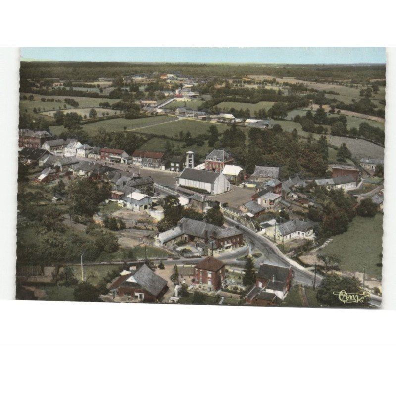 MONDREPUIS: le centre: vue aérienne 10x15 - très bon état