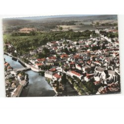BAR-sur-AUBE: vue générale vue aérienne 10x15 - très bon état