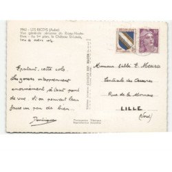 LES RICEYS: vue générale, au 1er plan, le château Saint-Louis vue aérienne 10x15 - très bon état