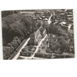 POUAN-les-VALLEES: l'église vue aérienne 10x15 - état