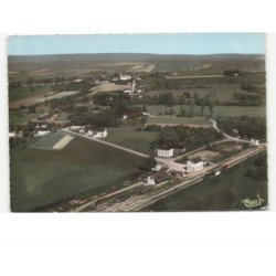SAINT-JEAN-de-BONNEVAL: vue générale et la gare vue aérienne 10x15 - très bon état