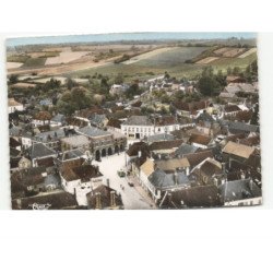 SAINT-MARD-en-OTHE: vue générale sur la place de la mairie vue aérienne 10x15 - état