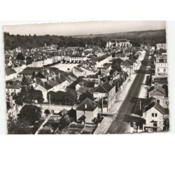 BAR-sur-SEINE: la route nationale vue aérienne 10x15 - très bon état