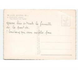 CHAOURCE: de l'église vue aérienne 10x15 - état