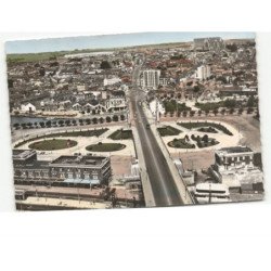 SAINT-QUENTIN: la gare vue aérienne 10x15 - état