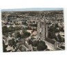 SOISSONS: sur la cathédrale et les tours de saint-jean des vignes vue aérienne 10x15 - très bon état