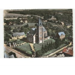 VENDEUIL: l'église vue aérienne 10x15 - très bon état