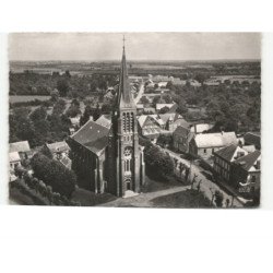 WASSIGNY: l'église vue aérienne 10x15 - très bon état