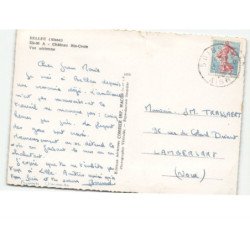 BELLEU: château sainte-croix vue aérienne 10x15 - état