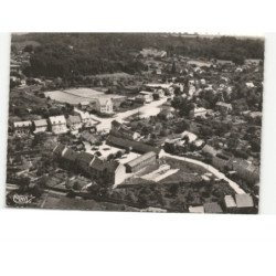 BELLEU: la mairie et les écoles vue aérienne 10x15 - état