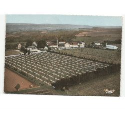 CERNY-en-LAONNOIS: chemin de dames, cimetière national et mémorial vue aérienne 10x15 - état