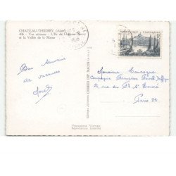 CHATEAU-THIERRY: l'ile de château-thierry vue aérienne 10x15 - très bon état