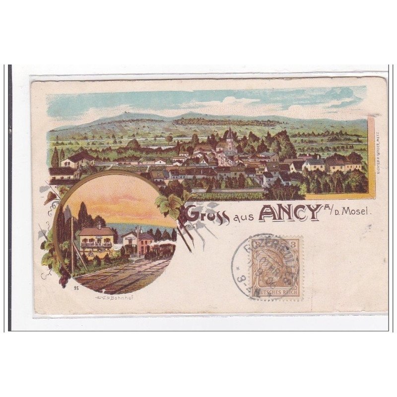 ANCY : gruss aus ancy - tres bon etat ANCY : gruss aus ancy - tres bon etat