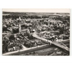 CHAUNY: vue aérienne 10x15 - très bon état