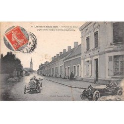 Circuit d'Anjou 1909 - Traversée de BECON - très bon état