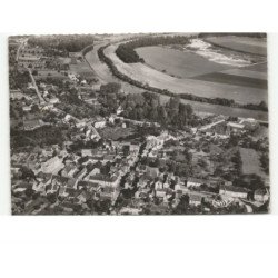 JALGONNE: vue générale et la boucle de la marne vue aérienne 10x15 - très bon état
