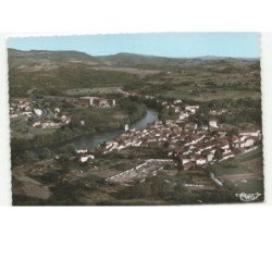 COUDES: vue générale et la vallée de l'allier vue aérienne 10x15 - très bon état