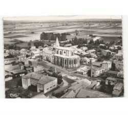 ENNEZAT: l'église vue aérienne 10x15 - état