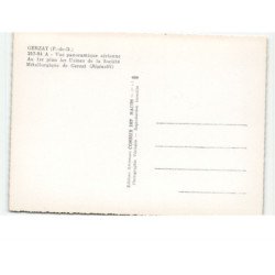 GERZAT: 1er plan les usines de la société métallurgique de gerzat vue aérienne 10x15 - très bon état