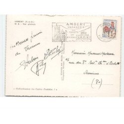AMBERT: vue générale vue aérienne 10x15 - très bon état
