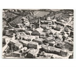 ARLANC: quartier de l'église vue aérienne 10x15 - très bon état