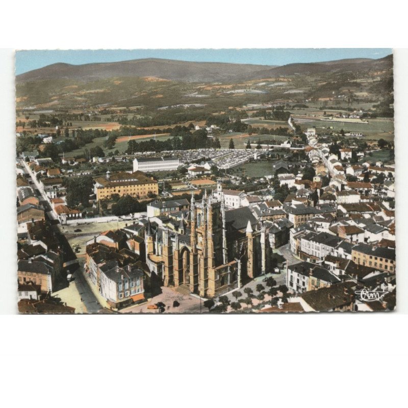 AMBERT: vue générale vue aérienne 10x15 - très bon état